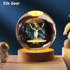 3D Solar System Crystal Ball LED Decoration Lamp