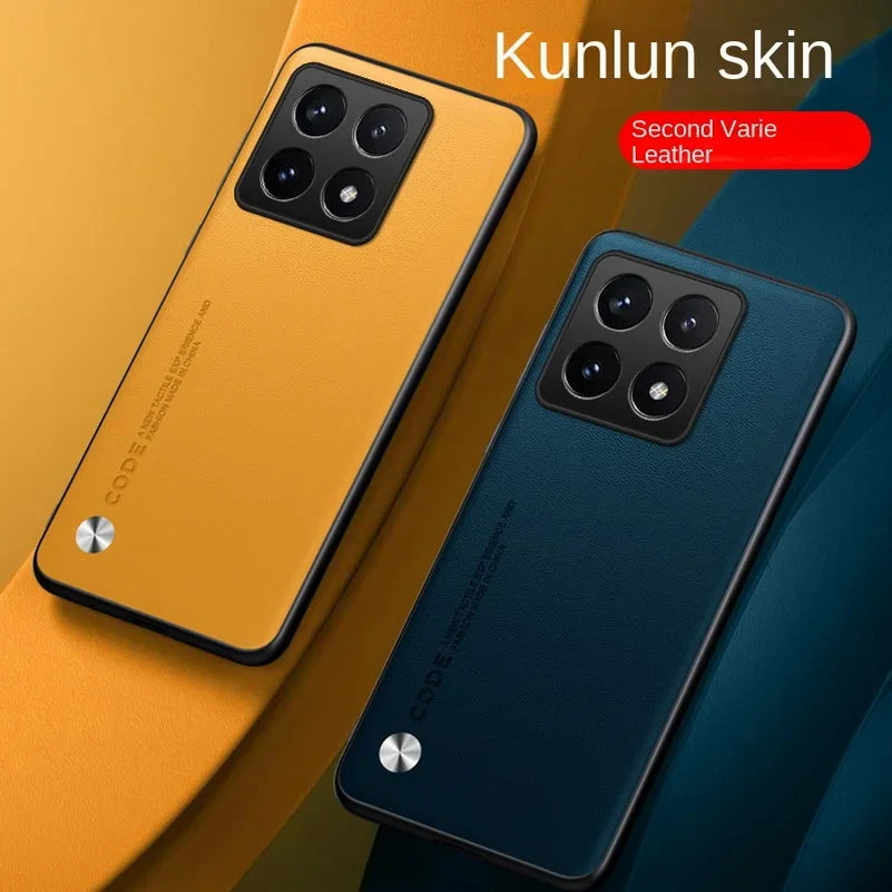 PU Leather Soft Matte Case for Xiaomi 13T 14T 15T 17T Ultra Pro Cover