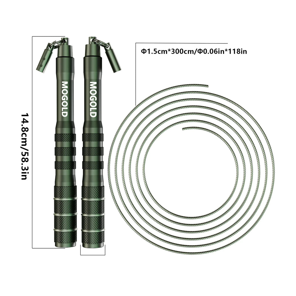 Wire Speed Skipping Rope Adults Fat Burning Weight Loss Fitness