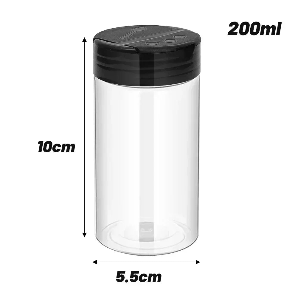 Plastic Spice Jars with Shaker Lids
