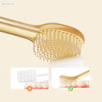 Silicone Baby Toothbrush Set with Tongue Scraper for Infants