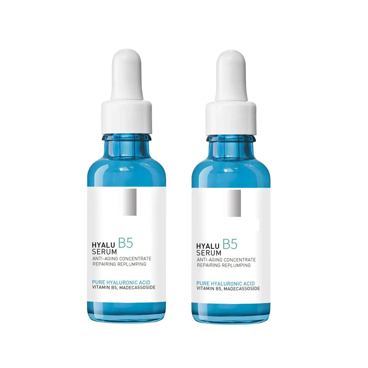 two bottle value pack of hyaluronic acid serum boots providing deep hydration for dry parched skin