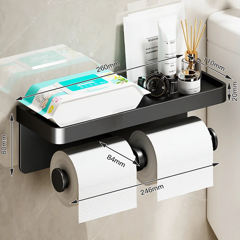 Aluminum Toilet Paper Holder