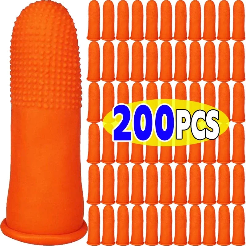 Latex Finger Cots Anti-Static Non-Slip Thumb Caps
