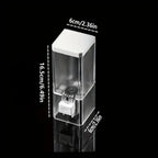 Homefish Wall Mounted Soap Dispenser No Drill Liquid Soap Pump Bottle