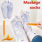 Acupressure Foot Massage Socks for Tired Feet & Reflexology Care