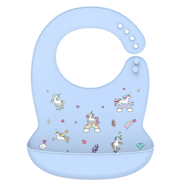 Silicone Baby Bib Waterproof Banana Feeding Bib for Babies