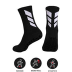 Non Slip Football Socks Men Anti Grip Training Sports 1 Pair