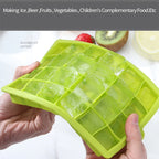 Large Silicone Ice Cube Tray Jumbo Square Ice Maker Mold (4/6/8/15 Grid)