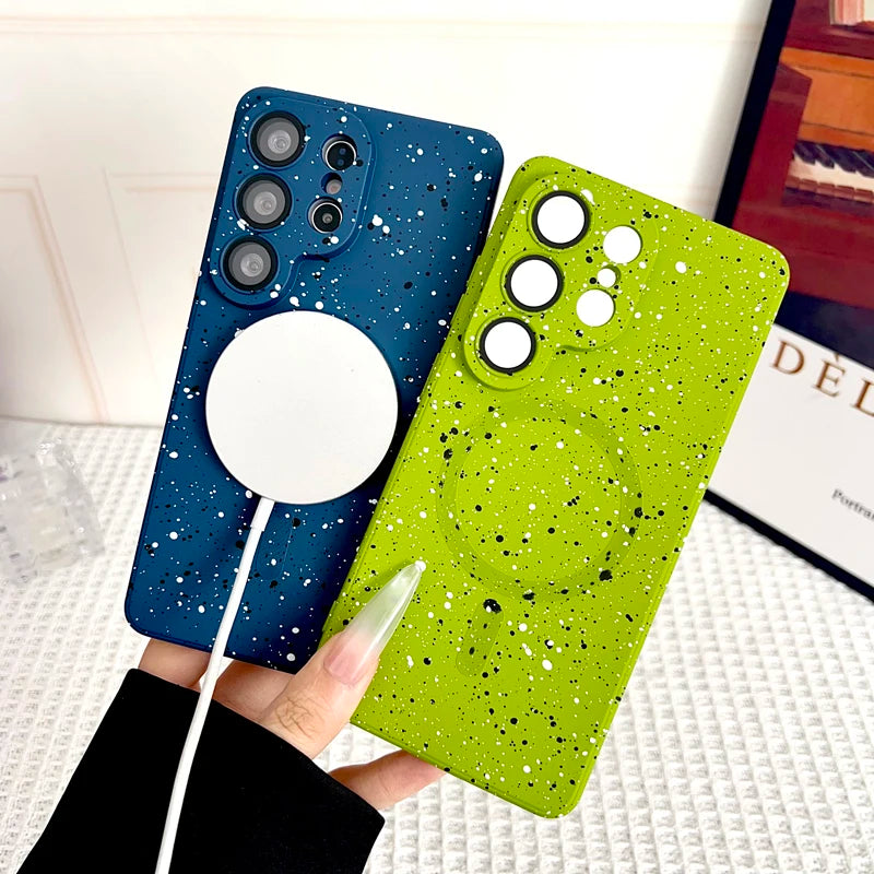 MagSafe Matte TPU Case for Samsung S21 S22 S23 S24 S25 S26 Ultra Cover
