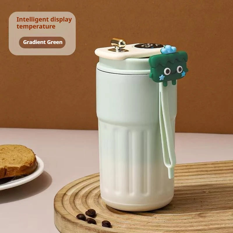 450ml Stainless Steel Thermo Water Bottle LED Temperature Display Mug