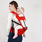 Ergonomic Baby Carrier with Hip Seat Newborn to Toddler Sling (0–48M)