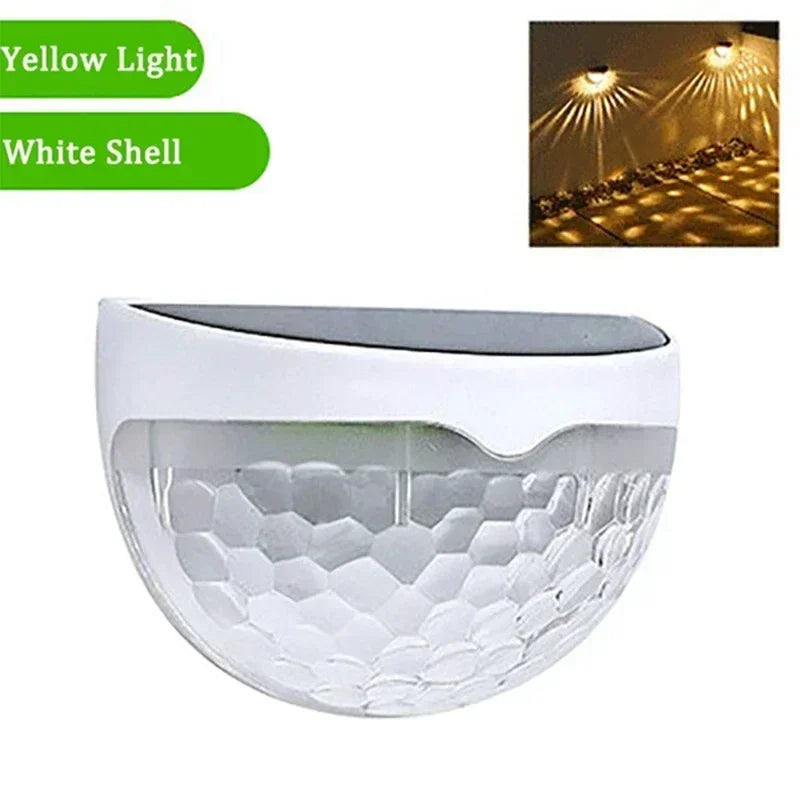 Waterproof Solar LED Fence Lights for Garden & Outdoor Decor