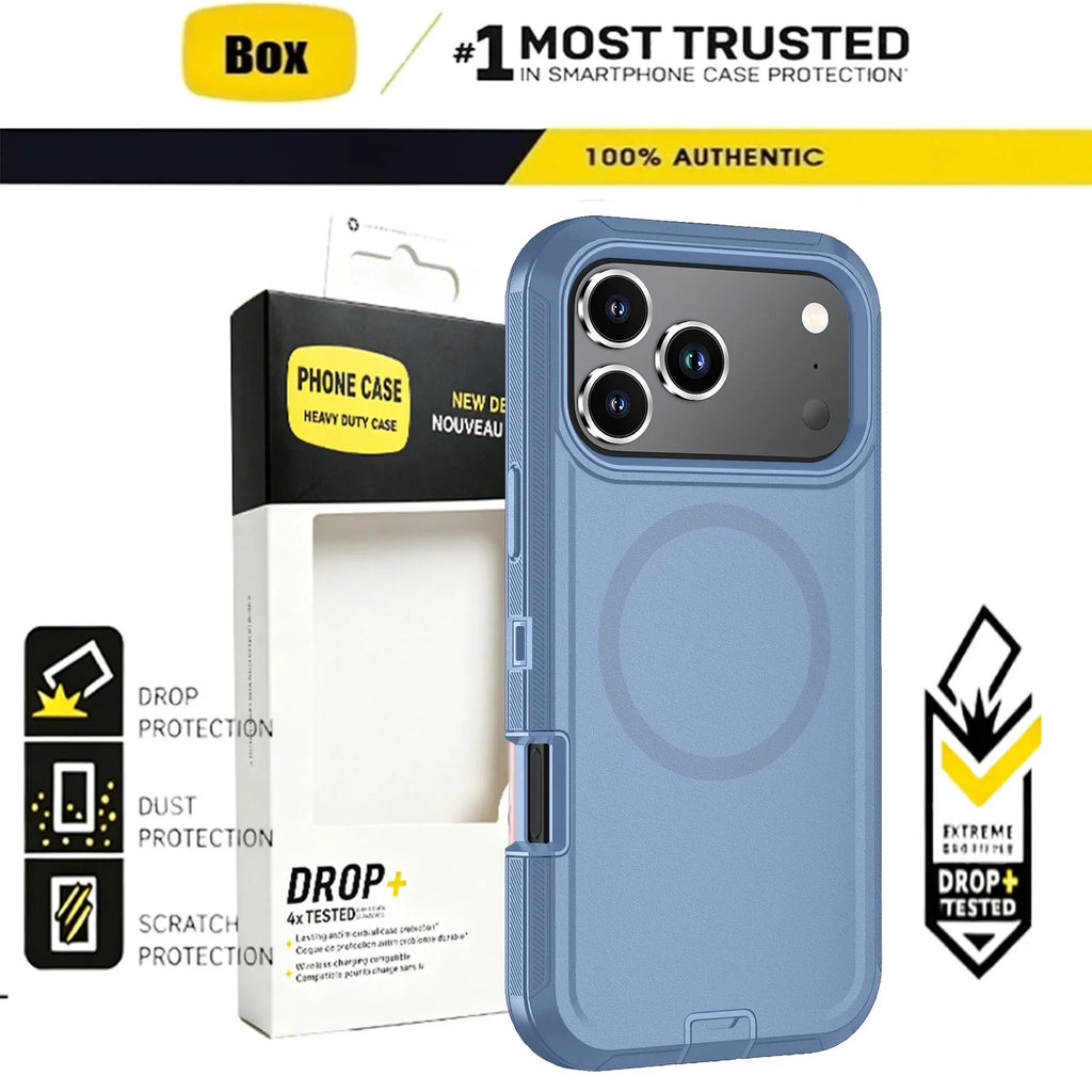Heavy Duty iPhone Case with MagSafe Shockproof Protection