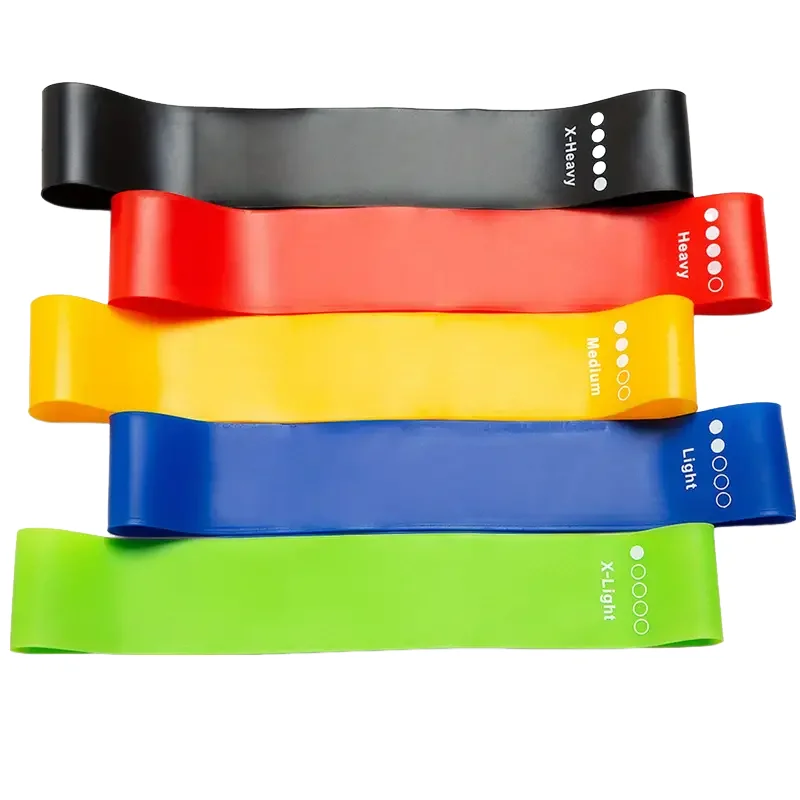 7Pcs TPE Resistance Bands Set for Home Gym and Booty Workout
