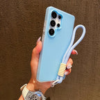 Wrist Strap Case for Samsung Galaxy S22 S23 S24 S25 S26