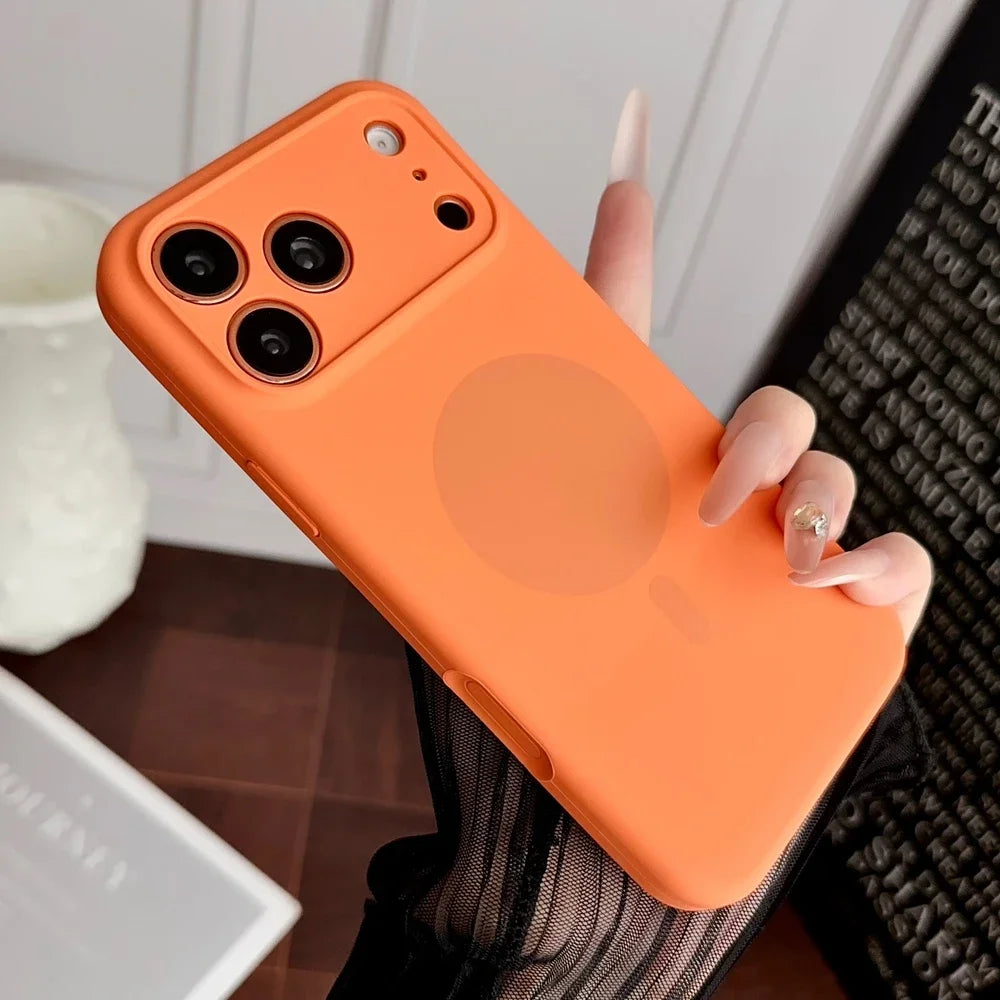 Liquid Silicone iPhone Case - Soft Colour Shockproof Cover