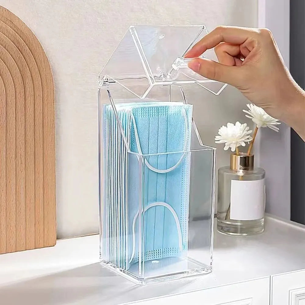 Transparent Mask Storage Box