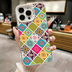 Iridescent Mandala TPU Case for iPhone 17 16 15 14 13 12 Pro Max Cover