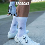 Sports Bicycle Cycling Socks Men Women Road Breathable Mid-Calf Sport