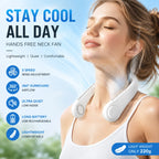 Hands-Free Neck Fan UK USB Rechargeable Bladeless Cooling Fan