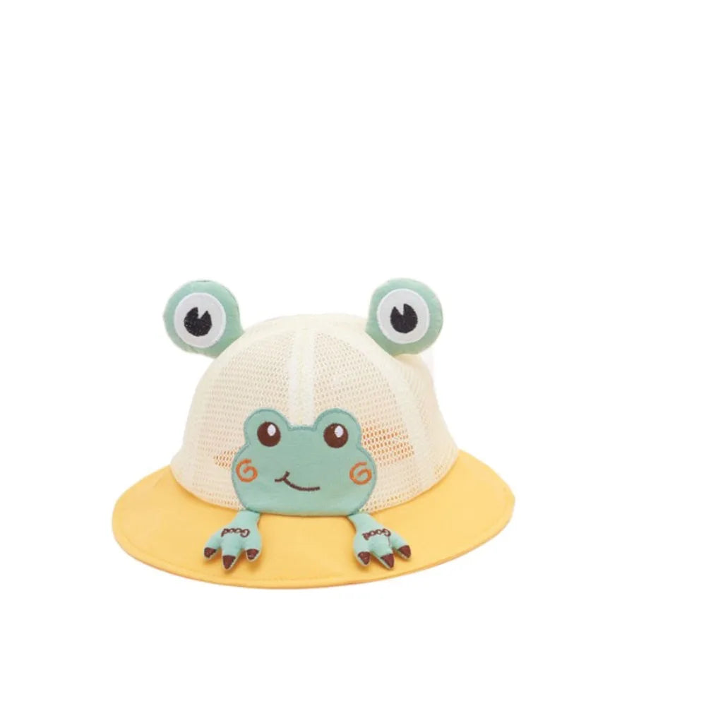 Korean Frog Bucket Hat Baby Sun Protection Summer Cap