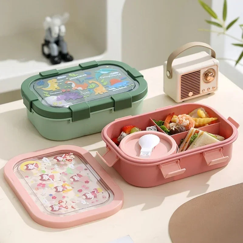 Cartoon Lunch Box 1000/1350ML Sealed Leakproof Bento Food Container Main image