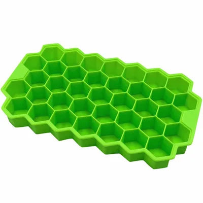 Honeycomb Ice Cube Tray 37 Grid Silicone DIY Ice Mold for Drinks