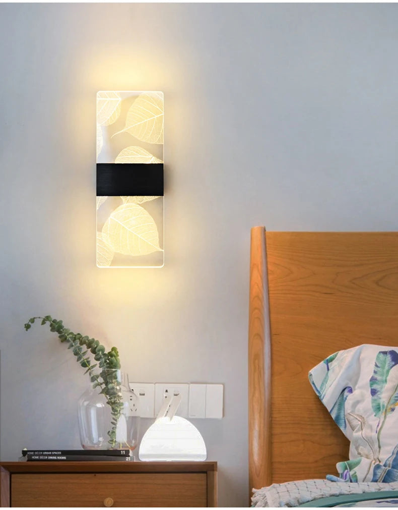 Modern Acrylic LED Wall Lamp Nordic Bedside Light Main image