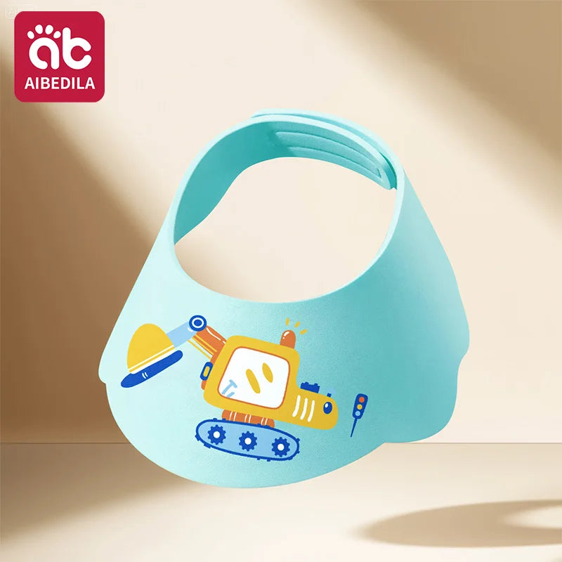 Adjustable Baby Shower Cap Waterproof Shampoo Hat