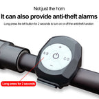 Electric Bike Bell Horn Loud Anti-Theft Alarm for Bicycle & Scooter