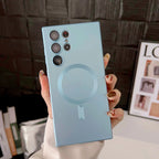 Luxury Magnetic Case for Samsung Galaxy S23 S24 S25 S26 Ultra
