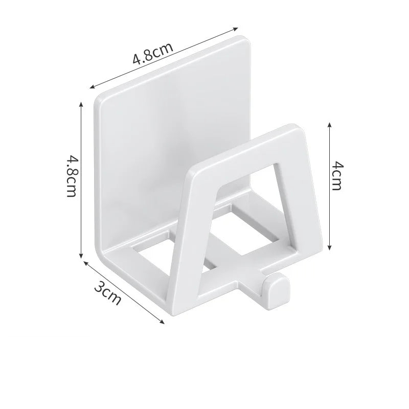 Stainless Steel Sponge Holder Self-Adhesive Sink Drain Organizer