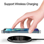 Shockproof Clear Silicone Case for iPhone 17 16 15 14 13 12 11 Pro Max
