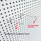 Pegboard Hooks Pack of 10 Heavy Duty Wall Organizer Hanging Hooks