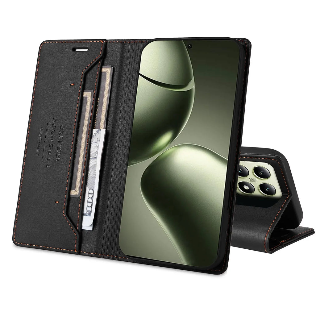 Leather Wallet Case for Xiaomi 11T 12T 13T 14T 15T 17T Poco X Series