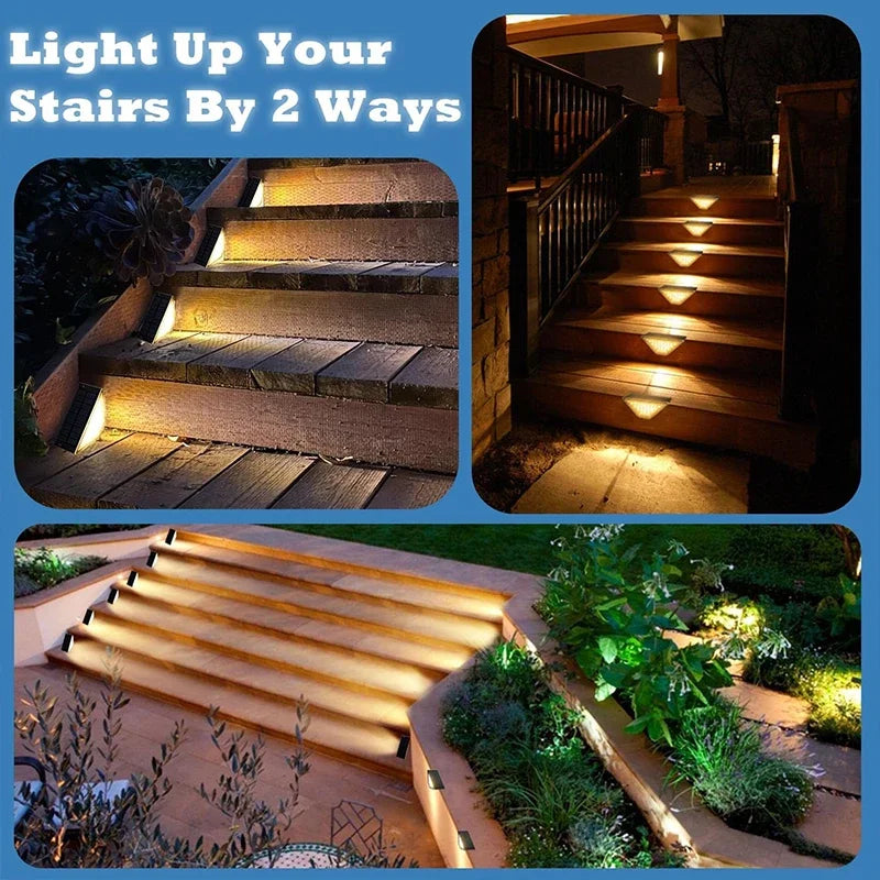Solar Deck Lights Waterproof Fence & Step Lights
