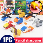 Building Blocks Pencil Sharpener Fun Kids Stationery