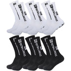 6 Pairs Non Slip Grip Socks Men Women Multi-Sport Anti-Slip