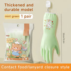 3 Pairs Kitchen Cleaning Gloves Waterproof Non-Slip