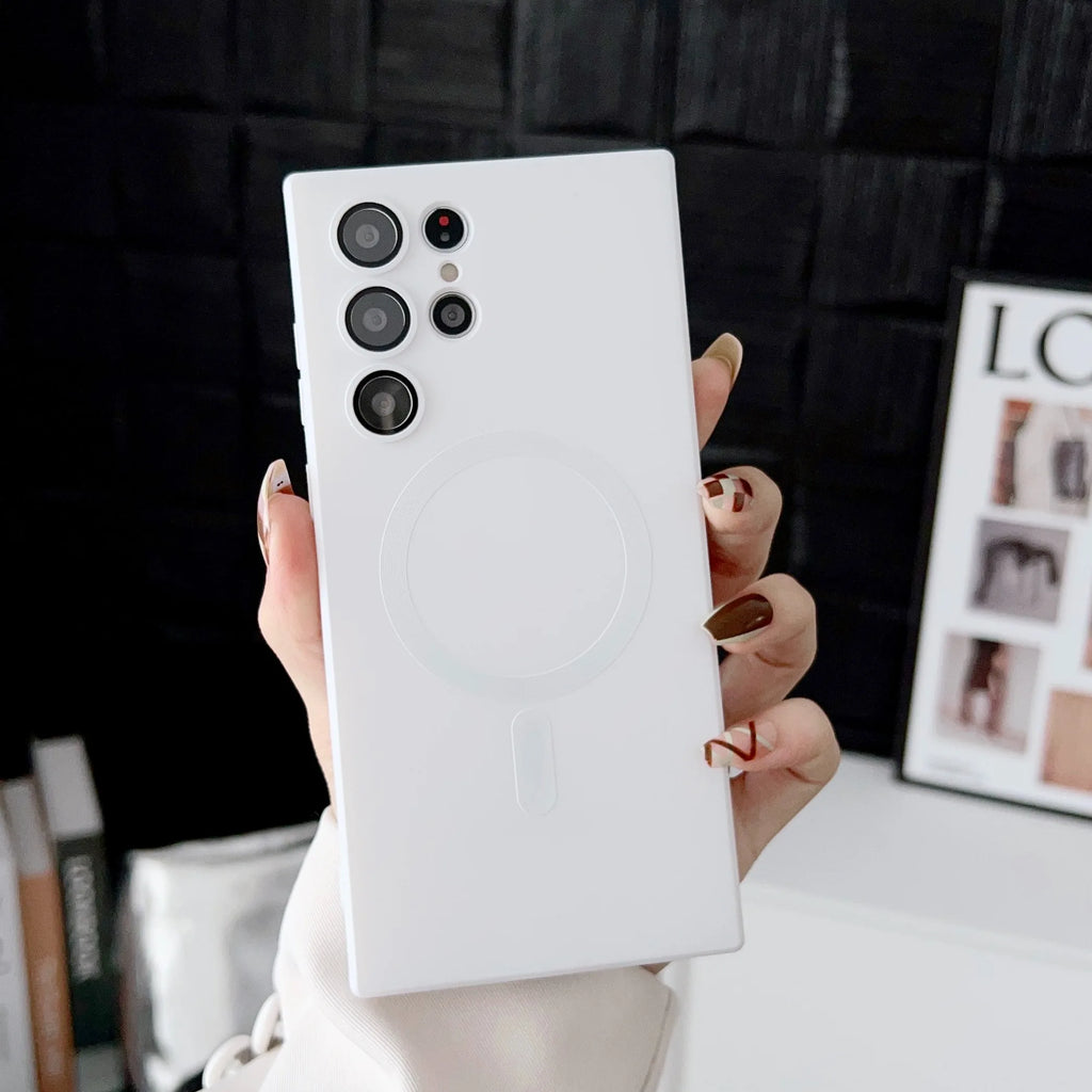 Luxury Magnetic Case for Samsung Galaxy S23 S24 S25 S26 Ultra