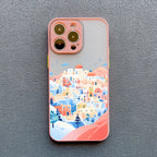 Rural Snow Scenery Phone Case for iPhone 16 15 14 13 12 11 Pro Max