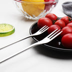 6Pcs Stainless Steel Fruit Fork Set Dessert, Cake & Cheese Fork Set