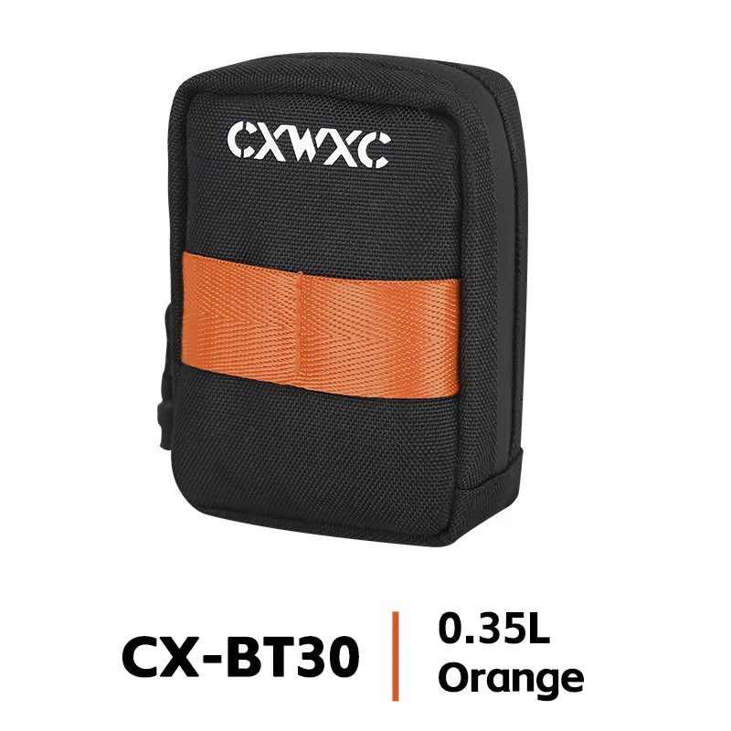 Mini Waterproof Bike Saddle Bag 0.35L Lightweight Cycling Storage Bag