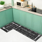 VIKAMA Kitchen Floor Mat UK Absorbent Non-Slip Waterproof Rug