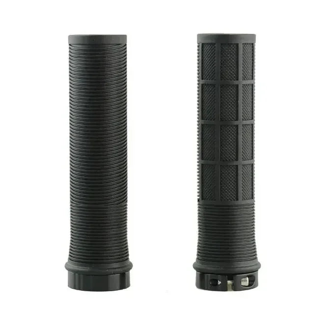 TPR MTB Bicycle Handlebar Grips Aluminum Lock-On Non-Slip Comfort