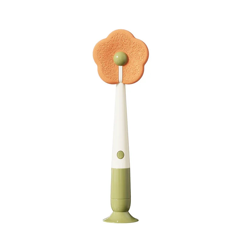 3-in-1 Bottle Cleaning Brush Suction Cup Brush