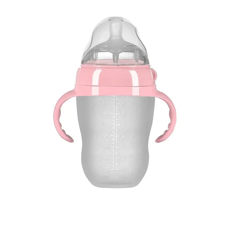 Silicone Baby Feeding Bottle Anti-Choking Nipple Cup