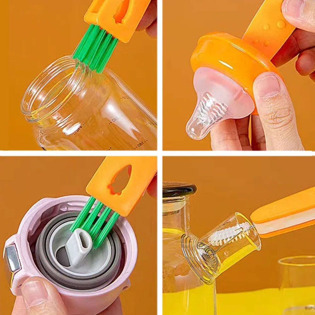 3-in-1 Cup Cleaning Brush Bottle & Gap Cleaner