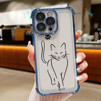 Cute Cartoon Cat Case for Xiaomi 14 15 15T 17T Pro Poco F5 F7 F8 X7